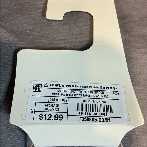 NWT A New Day Gold Tone Necklace With Bar # 1196 - Picture 8 of 8